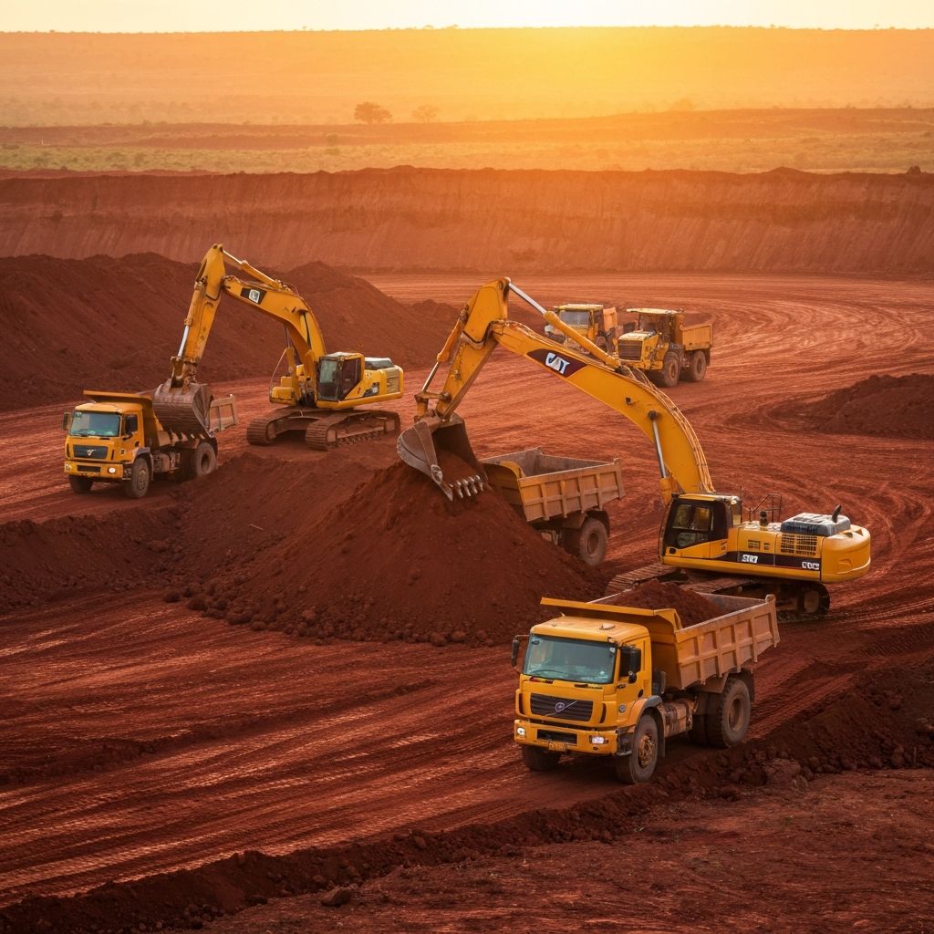 ARZ construction equipment at work
