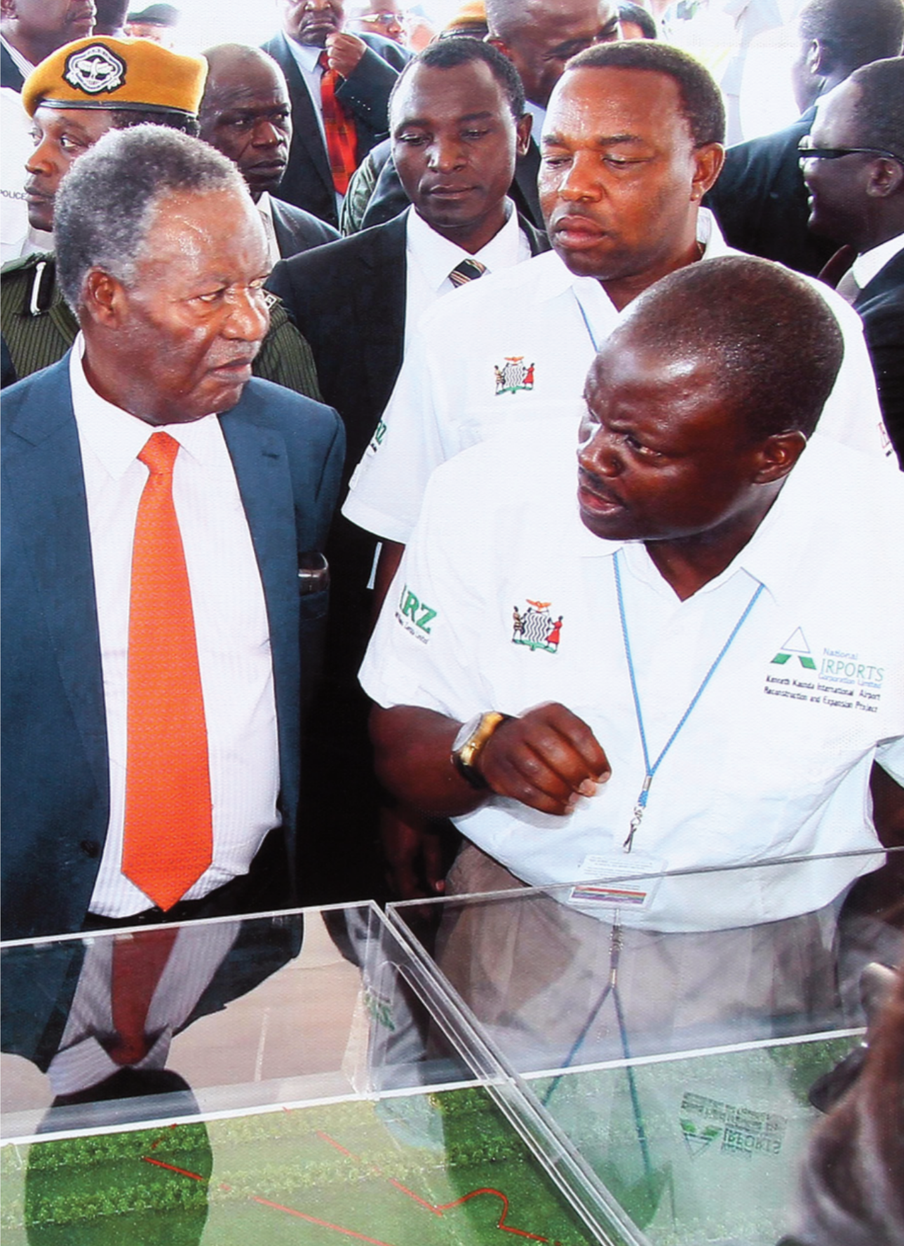 KKIA Airport project presentation with dignitaries